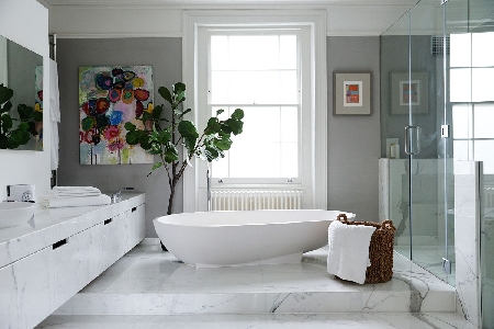  Bài trí phòng tắm theo phong cách Art Deco đẹp ngất ngây
Phòng tắm dù nhỏ đến đâu, nếu được bạn lưu tâm làm đẹp, không gian thư giãn của gia đình sẽ đẹp ấn tượng theo phong cách Art Deco.
Art